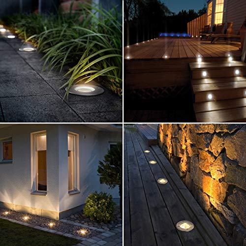Pack de 10 focos Led embutidos 3W IP67