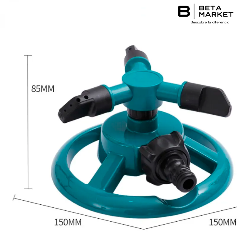Aspersor de césped con rotación automático