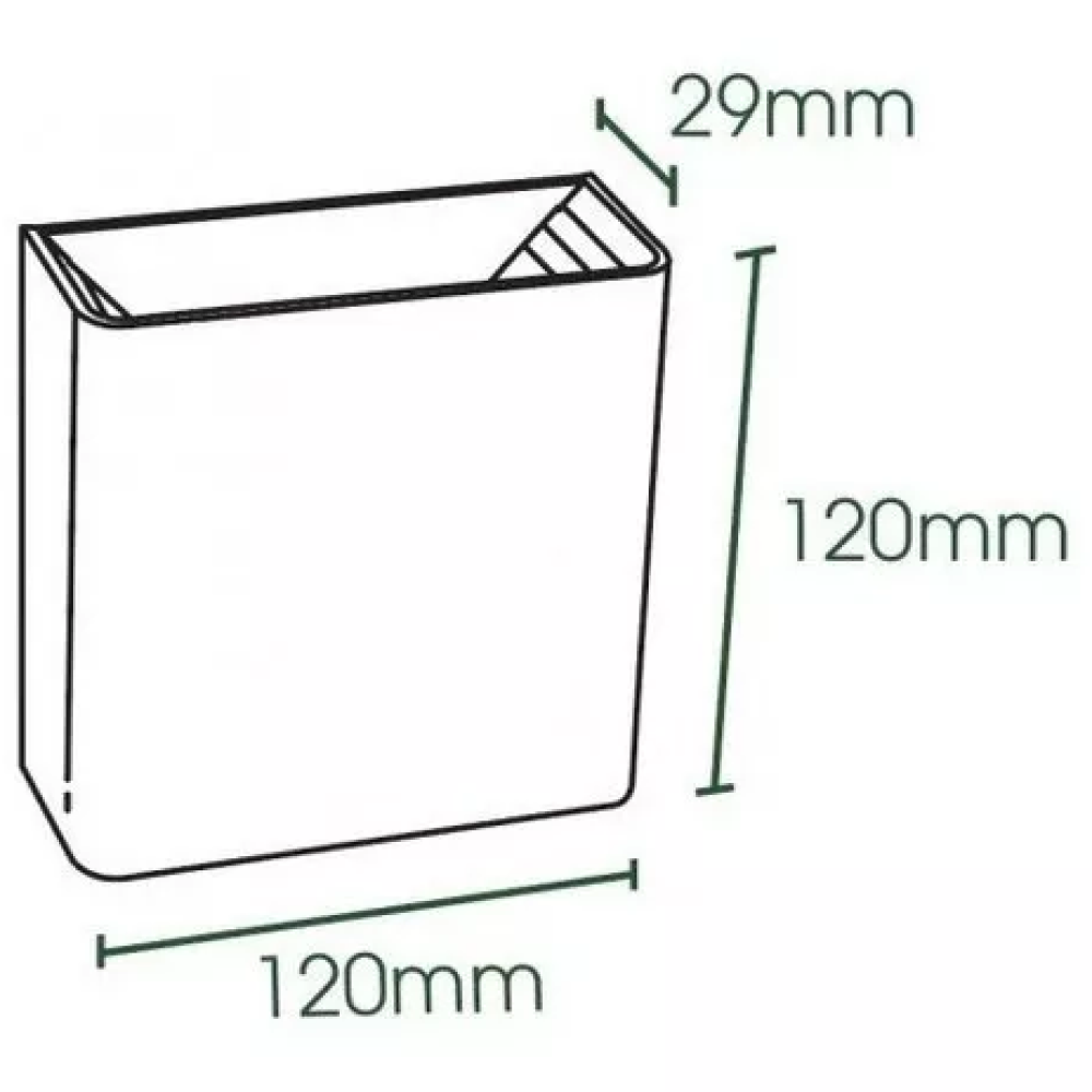 Aplique lampara doble bidireccional Led